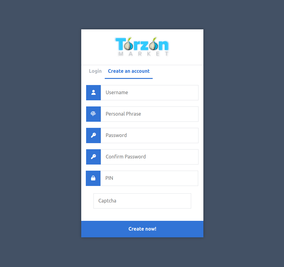 Torzon Market Register